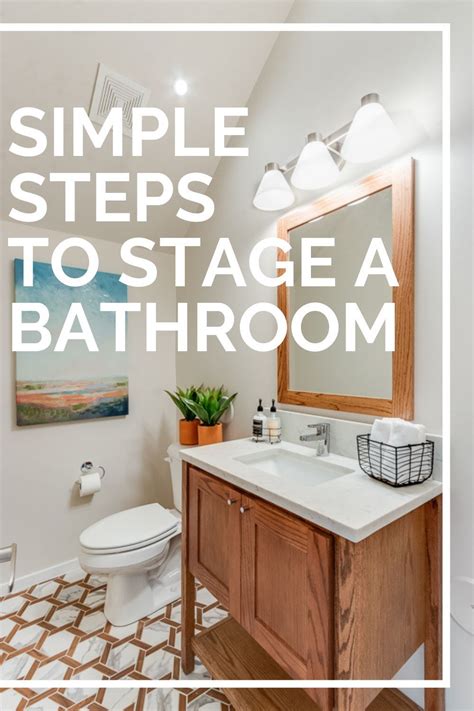 Home staging applied to a bathroom